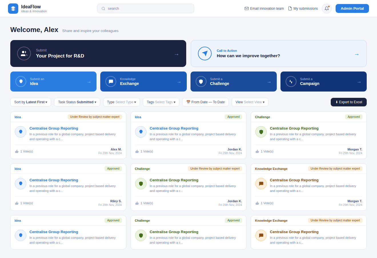 Innovation power platform